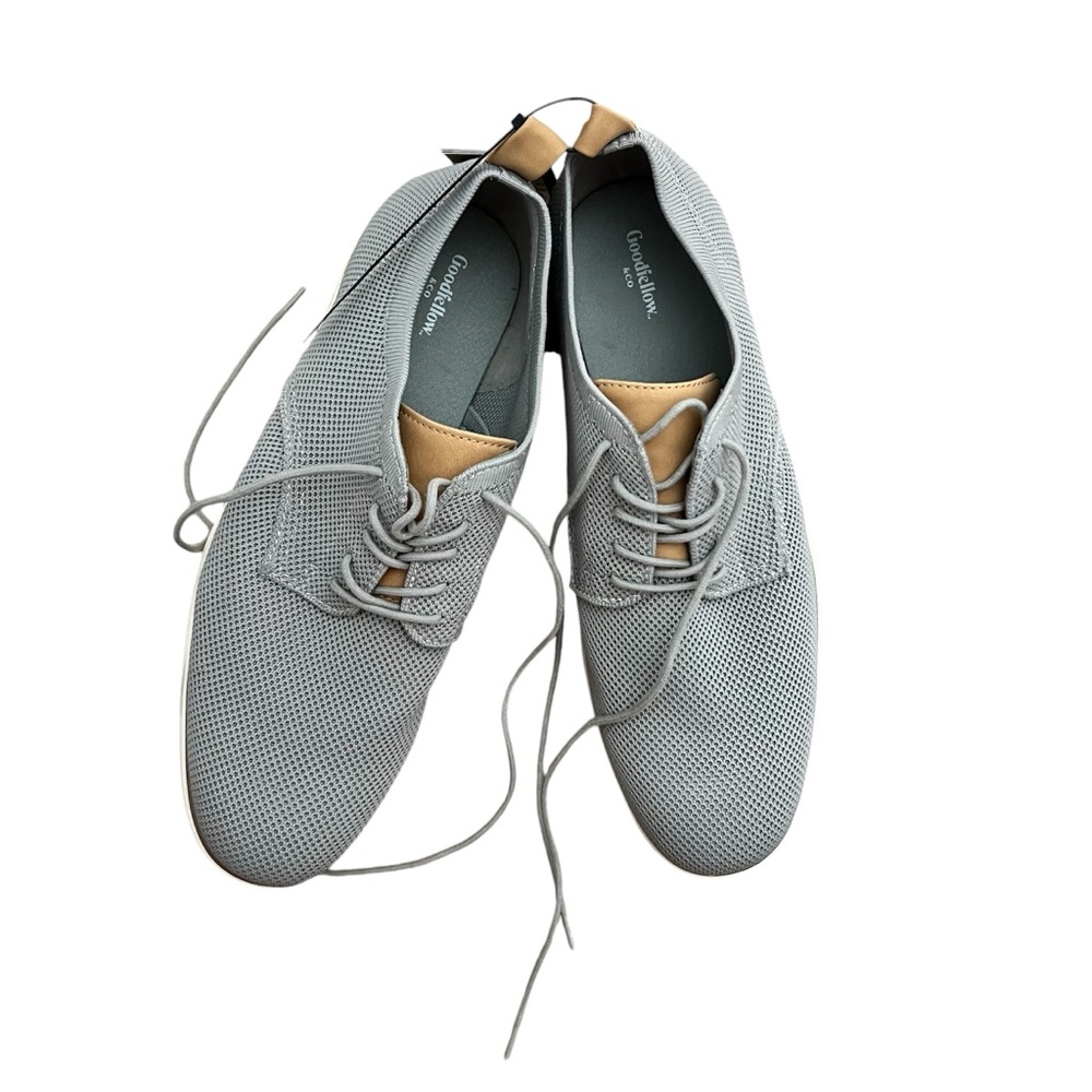 NWT GOODFELLOW & Co. Mens Size 10 Men's Kev Knit Dress Shoes Gray